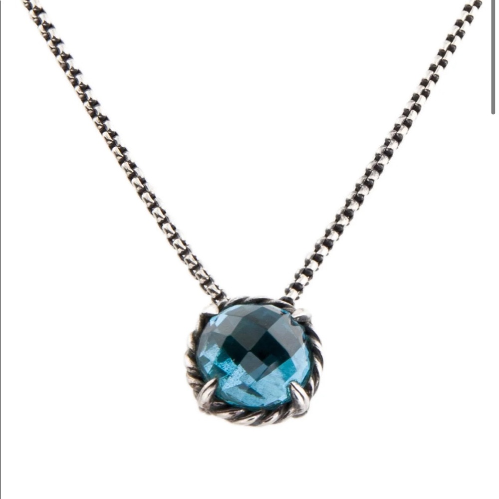 Topaz Chatelaine Pendant Necklace